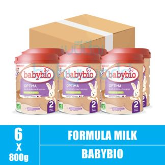 BABYBIO (2) 6-12M Optima 800g (6) CTN